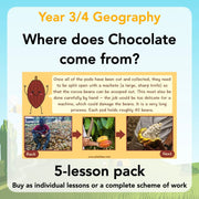 PlanBee Where does Chocolate come from? | KS2 Geography lessons