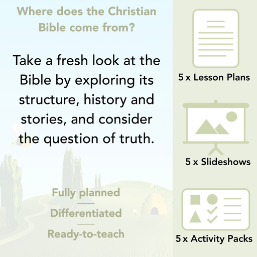 PlanBee Where did the Christian Bible come from? KS2 RE by PlanBee
