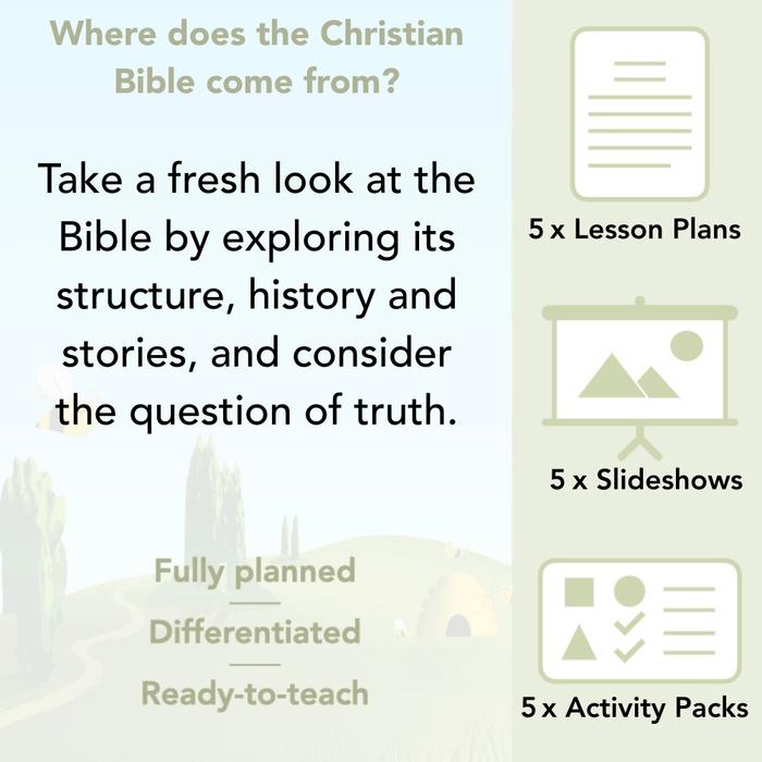 PlanBee Where did the Christian Bible come from? KS2 RE by PlanBee