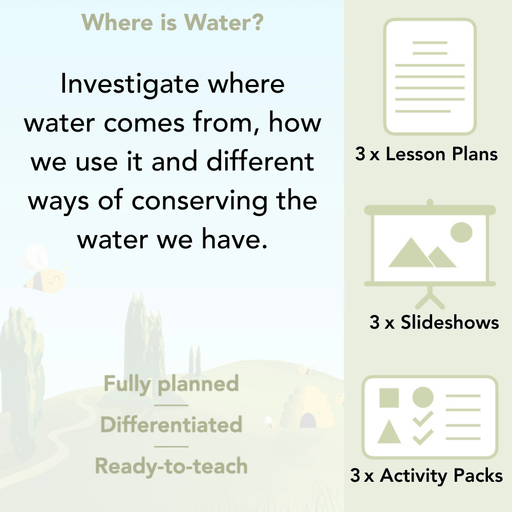 PlanBee Where is Water KS1 ESR Lessons by PlanBee