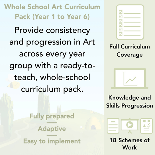 PlanBee Whole School Primary Art Long Term Planning by PlanBee