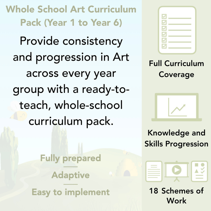 PlanBee Whole School Primary Art Long Term Planning by PlanBee