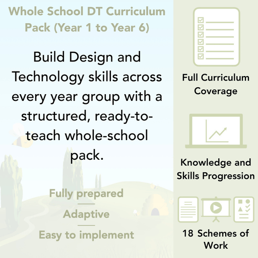 PlanBee Primary DT Design and Technology Curriculum Pack 1 PlanBee