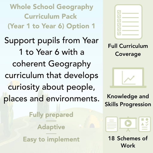 PlanBee Primary Geography Curriculum Pack (Option 1) | Long Term Planning