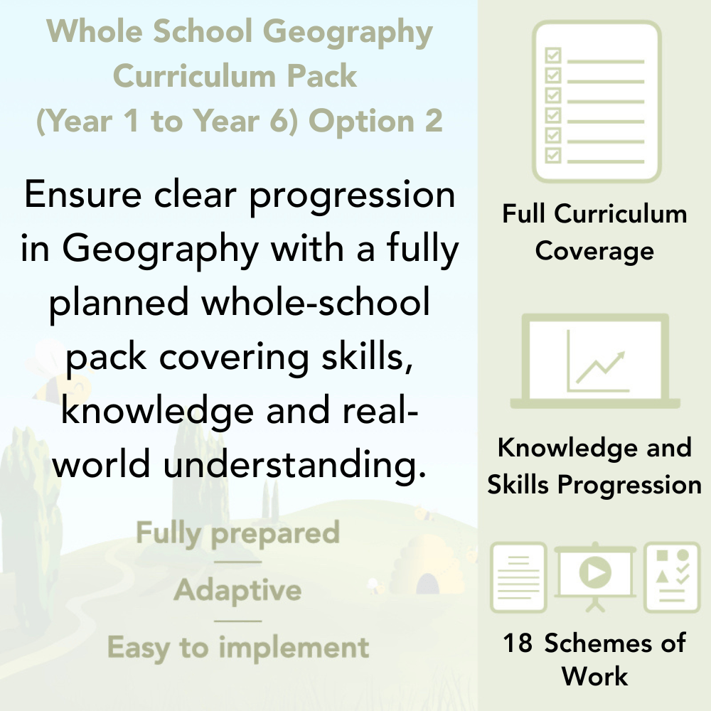 PlanBee Primary Geography Long Term Planning Pack by PlanBee