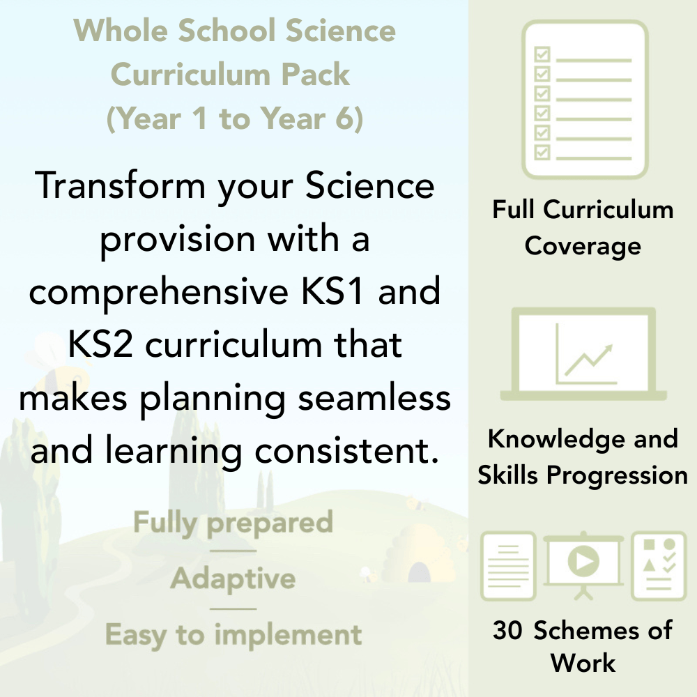 PlanBee Primary KS1 and KS2 Science Curriculum Pack by PlanBee