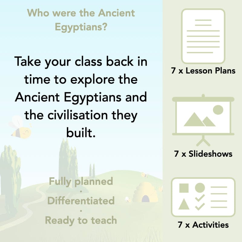 PlanBee Who were the Ancient Egyptians? KS2 History Lesson Pack