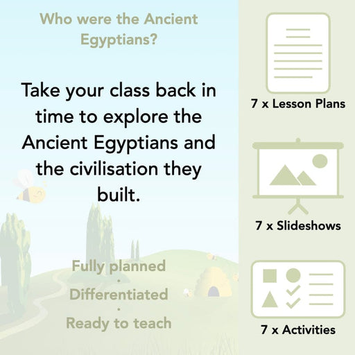PlanBee Who were the Ancient Egyptians? KS2 History Lesson Pack