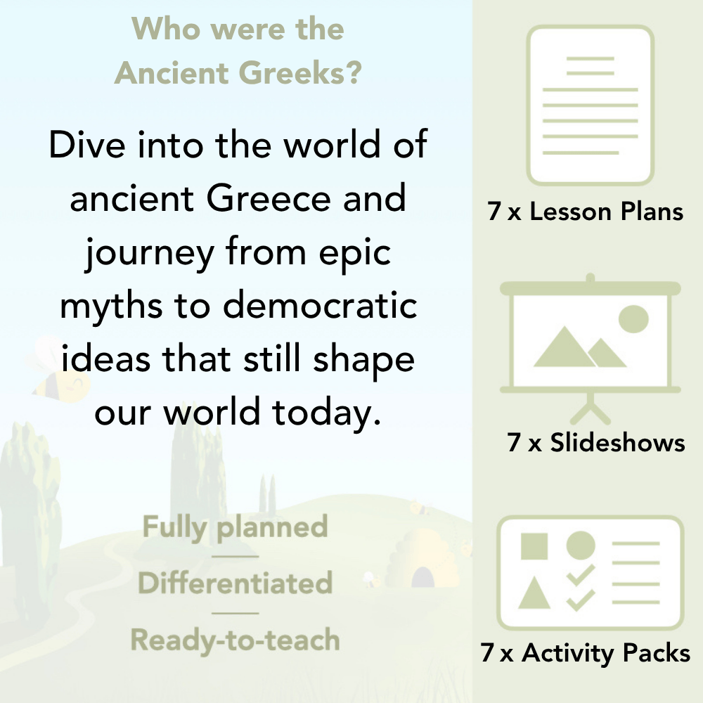PlanBee Who were the Ancient Greeks KS2 History Lesson Plans