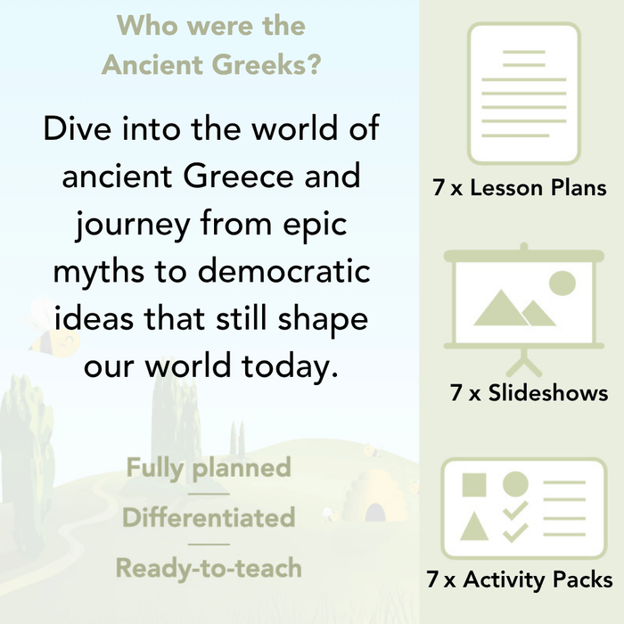 PlanBee Who were the Ancient Greeks KS2 History Lesson Plans