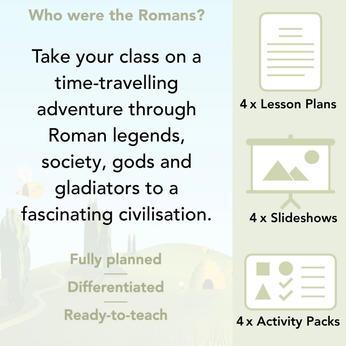 PlanBee Who were the Romans? KS2 Lesson Planning and Resources