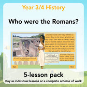PlanBee Who were the Romans? KS2 Lesson Planning and Resources