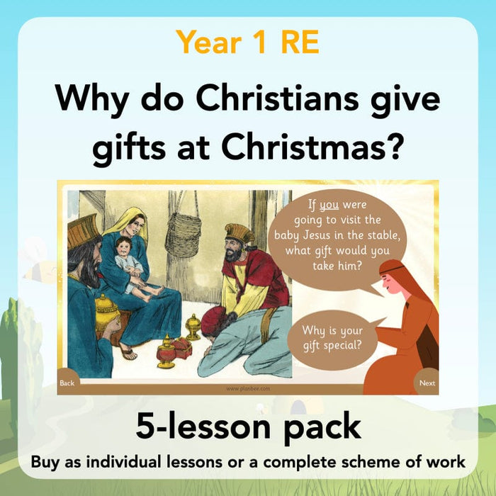 PlanBee Why do Christians give gifts at Christmas? PlanBee KS1 RE