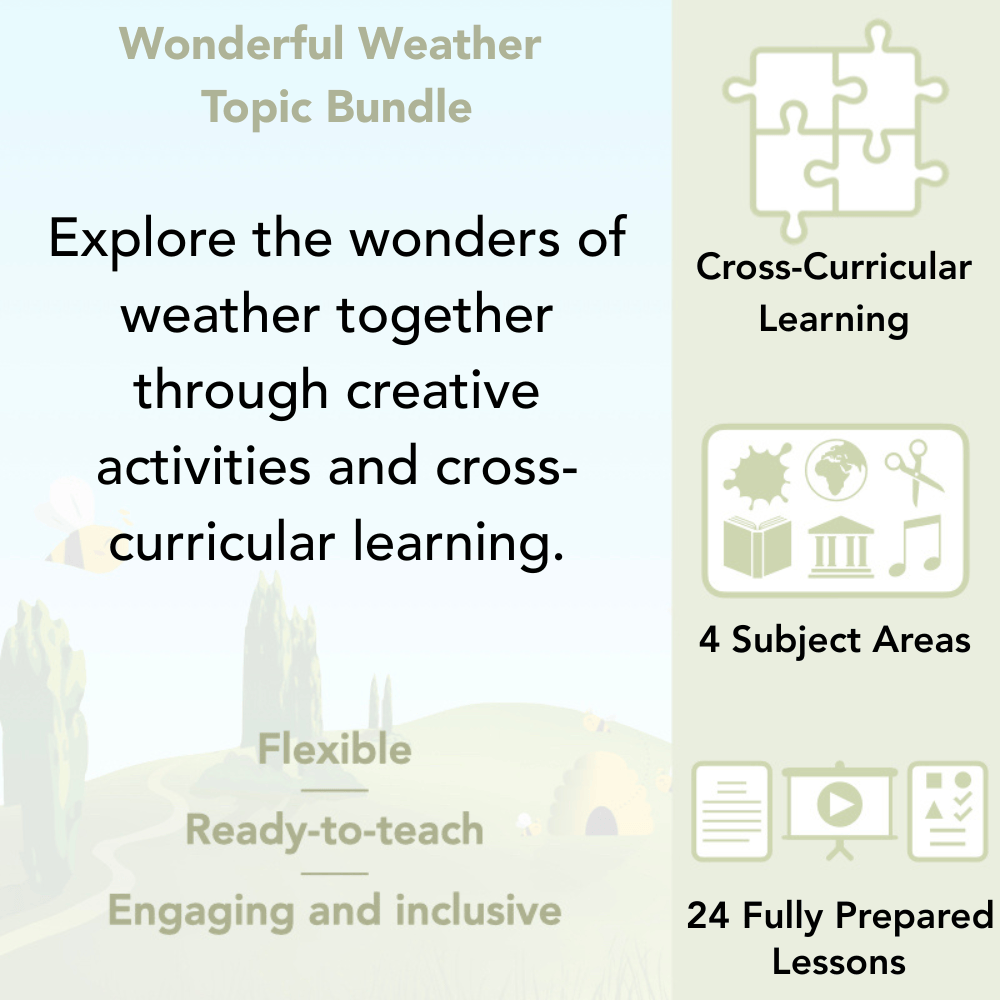 PlanBee Wonderful Weather KS1 Topic Planning and Resources