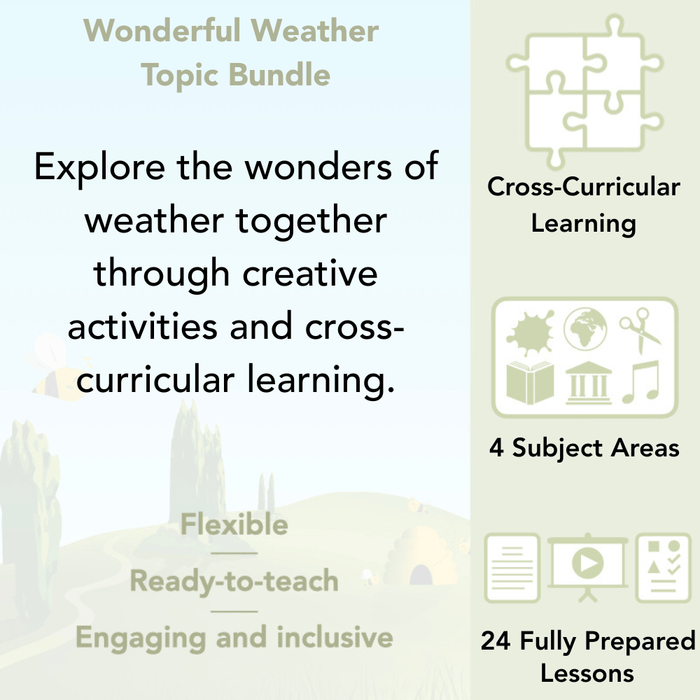 PlanBee Wonderful Weather KS1 Topic Planning and Resources