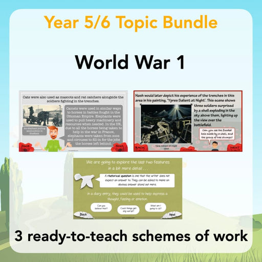 PlanBee World War 1 KS2 Topic Bundle