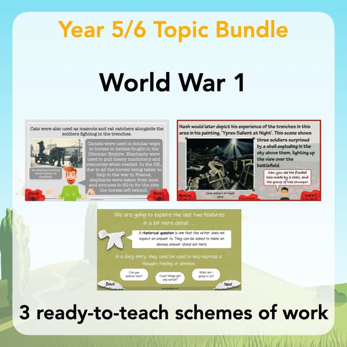 PlanBee World War 1 KS2 Topic Bundle