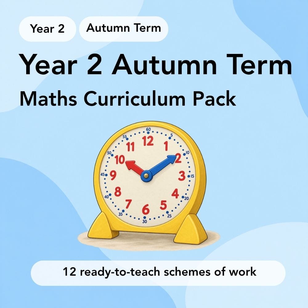 PlanBee Year 2 Autumn Term Maths Curriculum Pack | PlanBee
