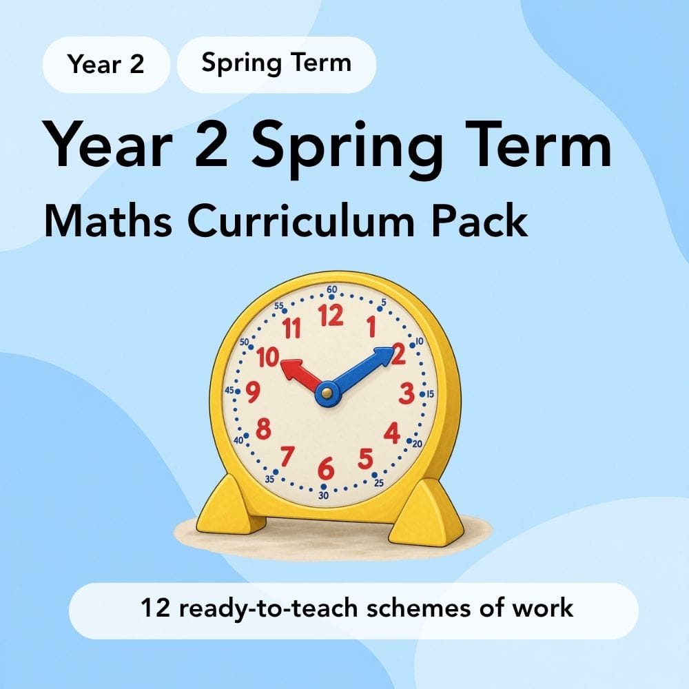 PlanBee Year 2 Spring Term Maths Curriculum Pack | PlanBee
