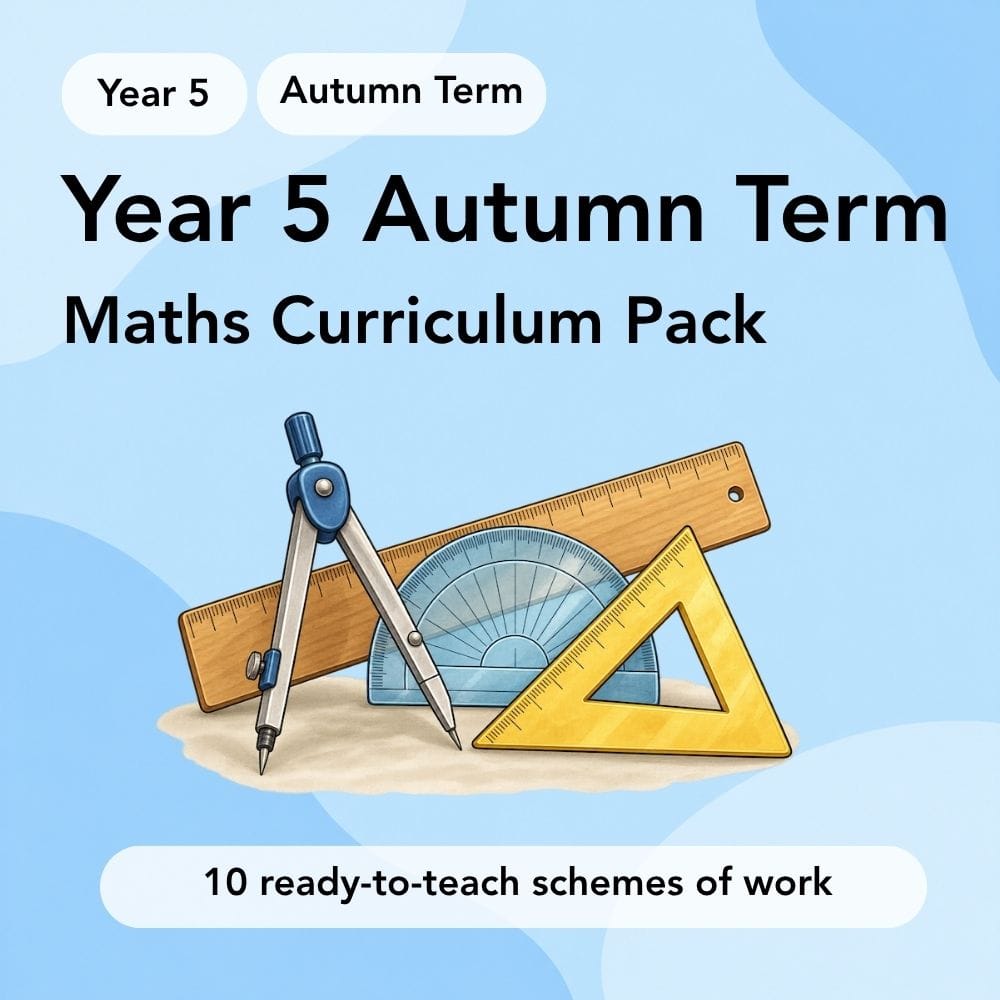 PlanBee Year 5 Autumn Term Maths Curriculum Pack | PlanBee