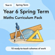 PlanBee Year 6 Spring Term Maths Curriculum Pack | PlanBee