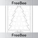 PlanBee Free printable Advent calendar template for kids by PlanBee