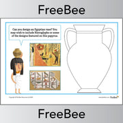 PlanBee Free Ancient Egyptian Vase Designs | PlanBee Colouring