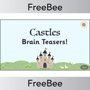 PlanBee Castles Brain Teasers Free PDF Resource by PlanBee