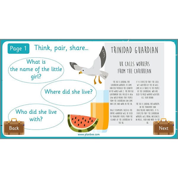 PlanBee Coming to England  KS1 | Year 1 English | PlanBee