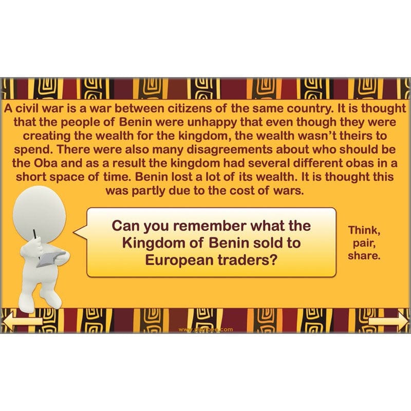 PlanBee The Kingdom of Benin KS2 History Lesson Pack by PlanBee