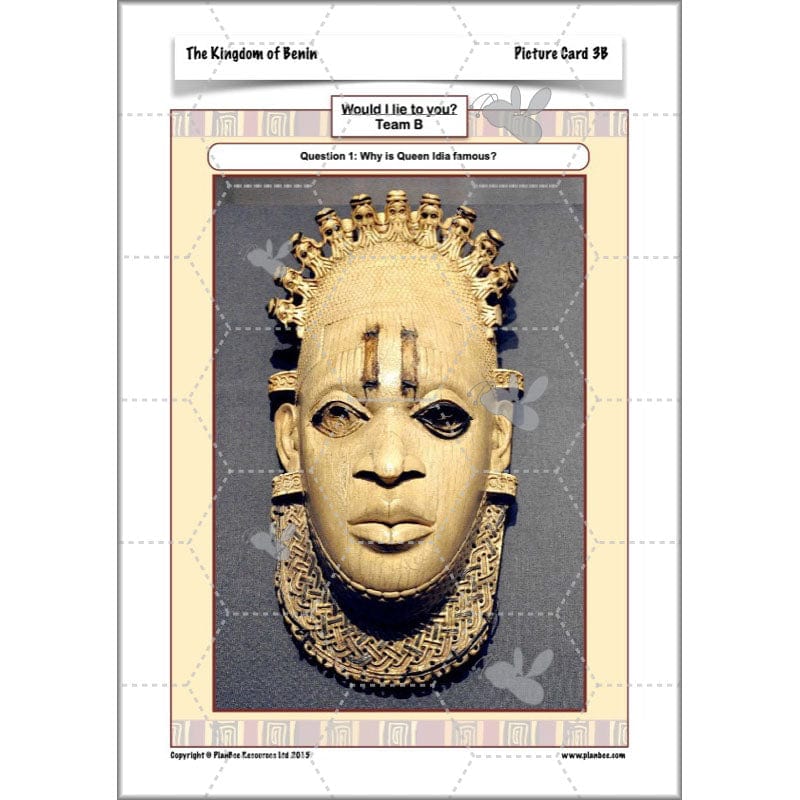 PlanBee The Kingdom of Benin KS2 History Lesson Pack by PlanBee