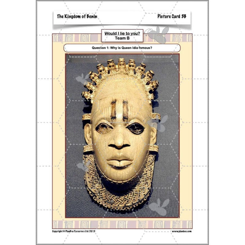 The Kingdom of Benin KS2 History Lesson Pack by PlanBee