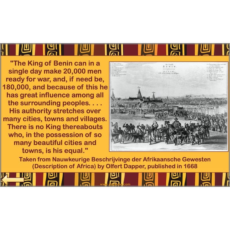 PlanBee The Kingdom of Benin KS2 History Lesson Pack by PlanBee