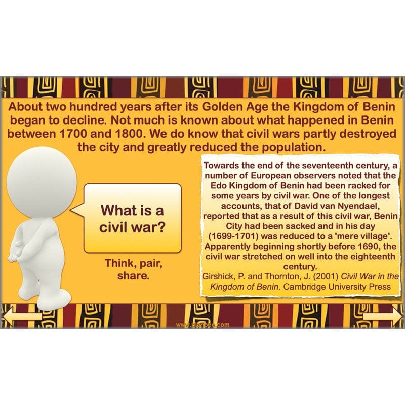 PlanBee The Kingdom of Benin KS2 History Lesson Pack by PlanBee