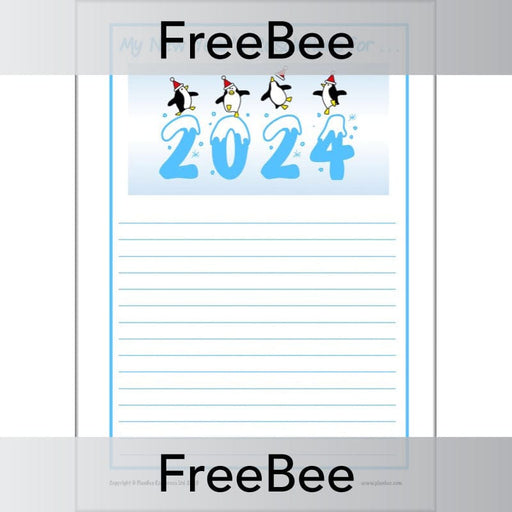 PlanBee New Year's Resolution Template | Free PlanBee