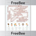PlanBee FREE Olympic Sports Word Search by PlanBee