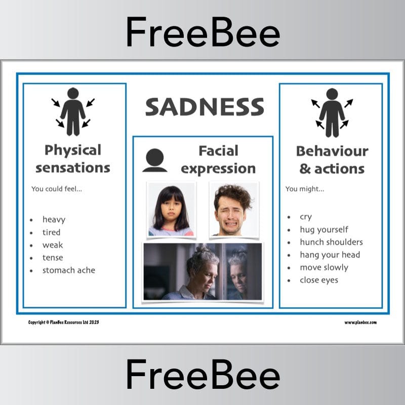 PlanBee FREE Recognising Emotions Posters by PlanBee