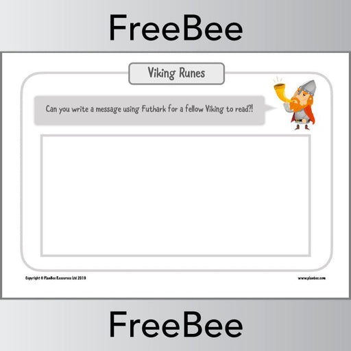 PlanBee Viking Runes KS2 | FREE Downloadable PDF for Children