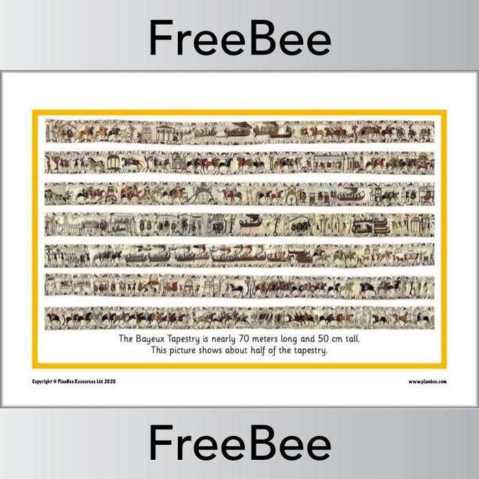 Free Bayeux Tapestry KS1 and KS2 Picture Cards by PlanBee