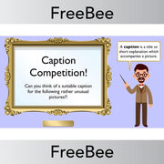 PlanBee Caption Competition | Free Teaching Resouces | PlanBee