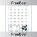 Free Donwloadable Chinese Inventions Word search by PlanBee