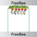 Christmas Stockings Blank Christmas Writing Frames by PlanBee