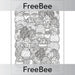 PlanBee Free Easter Colouring Pages | Easter Templates by PlanBee