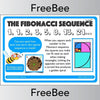 Fibonacci Sequence Poster Printable Maths Resource | PlanBee