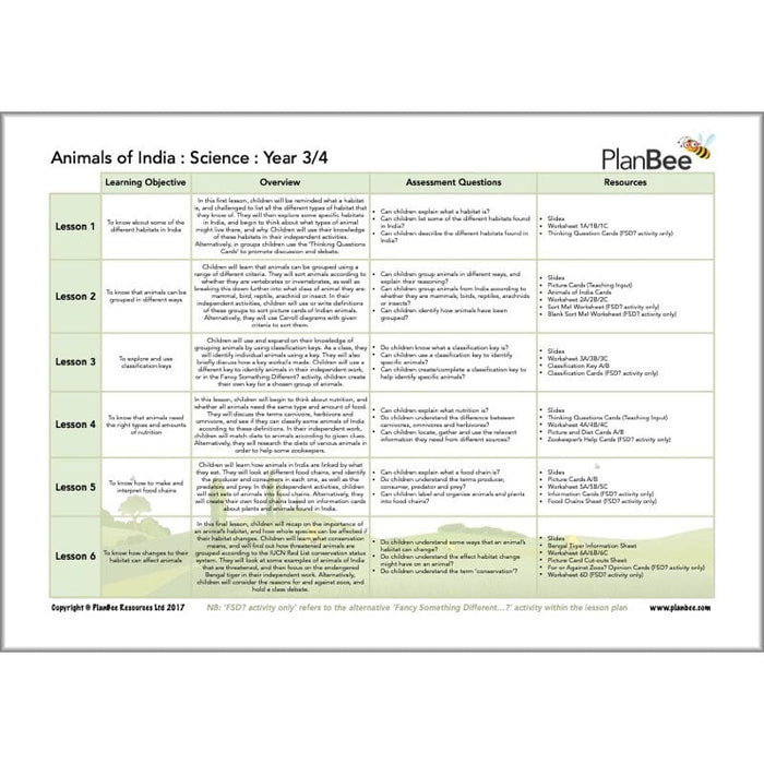 Incredible India Topic Planning KS2 Lessons by PlanBee