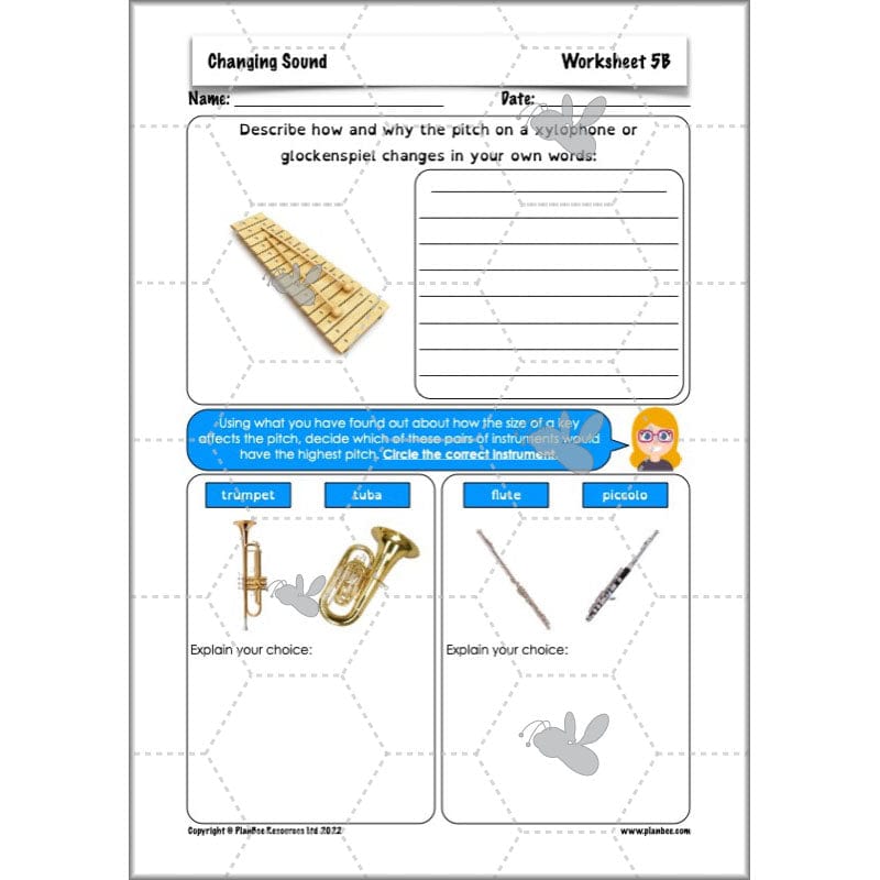 PlanBee Changing Sounds KS2 Year 4 Science Planning | PlanBee