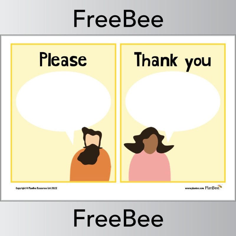 PlanBee Free Language Posters - Common Phrases