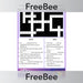 Free Nativity Themed Christmas Crosswords by PlanBee