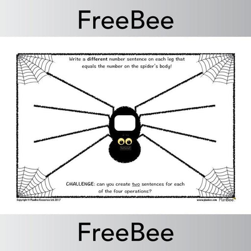 PlanBee Creepy Crawly Calculations | Free Maths Resource by PlanBee