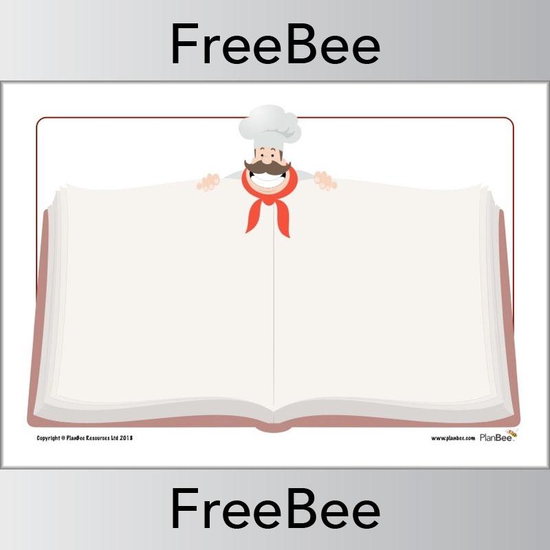PlanBee Free Blank Recipe Book Sheet by PlanBee